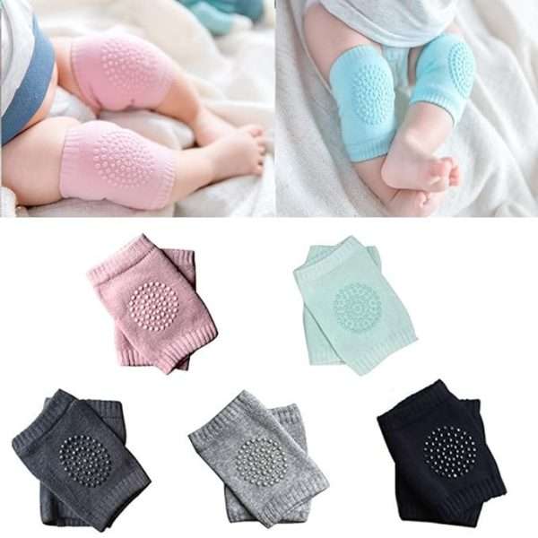 Unisex Baby Knee Pads, Infant Leg Warmers, Crawling 6-24 Months (Pack of 2)