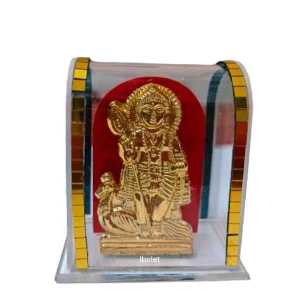 Murugan Car Dashboard Idol Handicraft Statue (Gold, Standard)