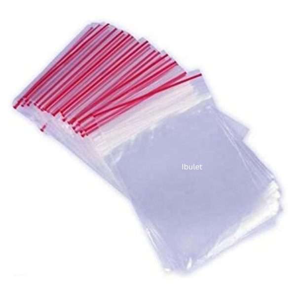 Zip Lock Pouch Bags (7 cm x 10 cm) -100 Pieces