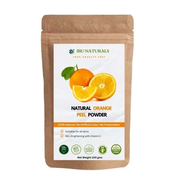 Natural Orange Peel Powder For Glowing Skin