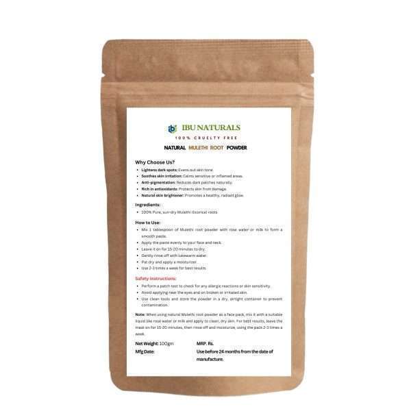 Natural Mulethi Root Powder for Glowing Skin - Image 2