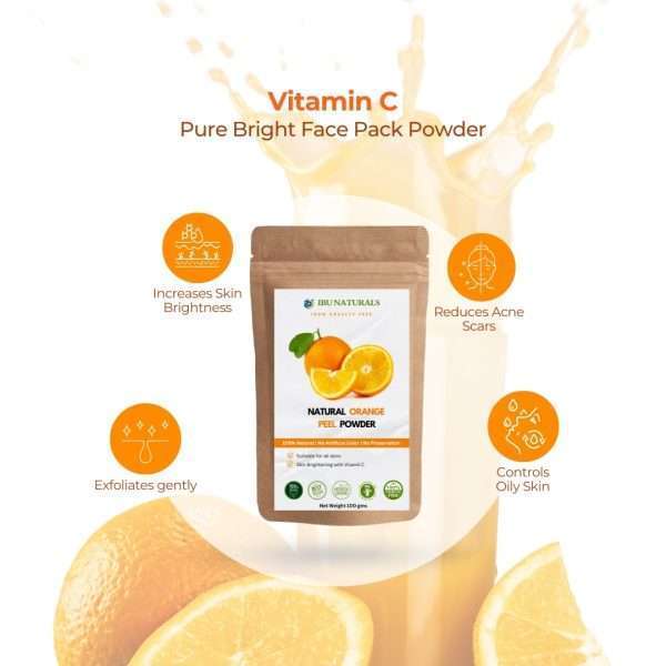 Natural Orange Peel Powder For Glowing Skin - Image 3