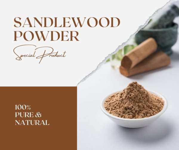 Natural Sandalwood Face Pack Powder For Brighter Skin - Image 3