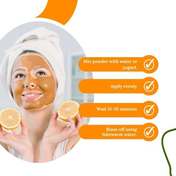 Natural Orange Peel Powder For Glowing Skin - Image 6